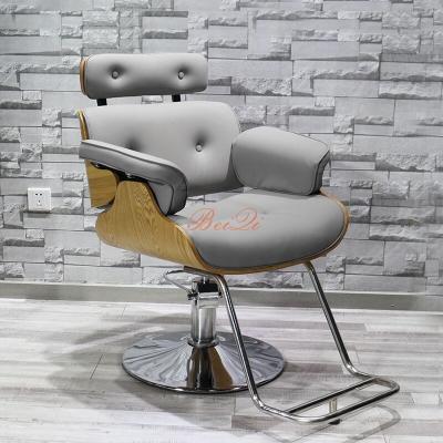 China Beiqi antique used salon chairs sales cheap hairdresser barber chair hair salon equipment for sale