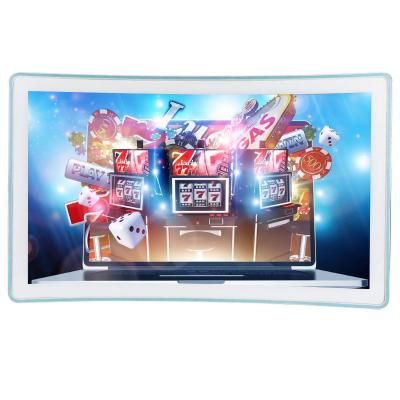 China Gaming 32 Inch Curved Touch Screen Monitor Waterproof Anti Vandal OEM for sale