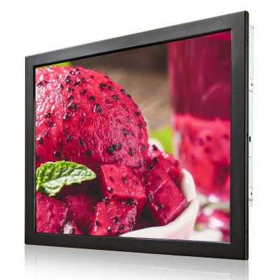 China 17 Inch PCAP IP65 Front Side Waterproof Touch Monitor Anti Vandal for sale