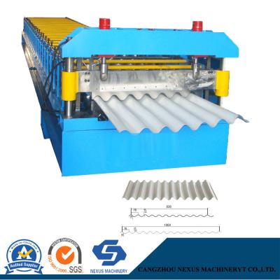 China 780 Big Wave Zinc Corrugated Roofing Sheet Roll Forming Equipment for sale