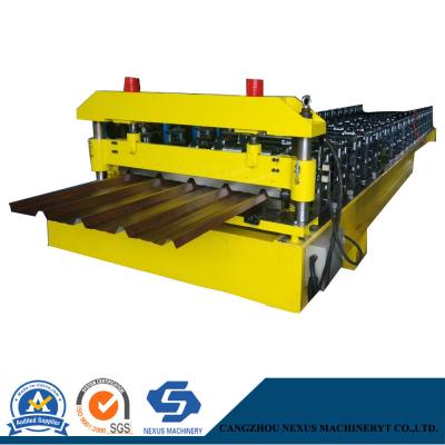 China G550 MPa Plate Run Roofing Sheet Roll Forming Machine Canton Fair for sale