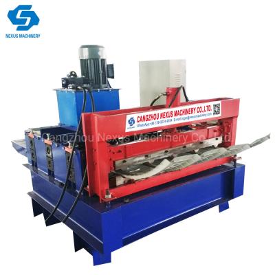 China Hydraulic Roll Forming Curved Crimping Machine/ Metal Roof Sheet / Hot Trapezoidal Steel Panel Curving Machine for sale