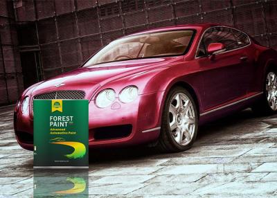 China 1L Automotive Primer Spray Paint , 2K Rose Red Car Enamel Paint for sale