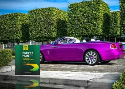 China los altos sólidos 2K glosan púrpura de la pintura del coche que la reparación roja del rasguño del coche pinta moho anti en venta