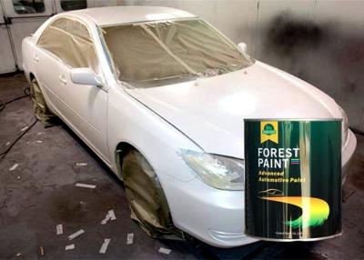 China 4L/Tin Gloss Pearl White Car Paint  Acrylic Automotive Refinish Paint 2-3 Layers for sale