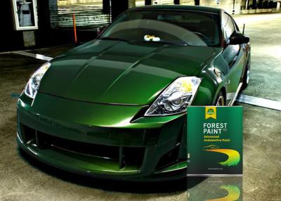 China Crystal Green Gloss Pearl White Car Paint Protection Strong Hiding Power for sale