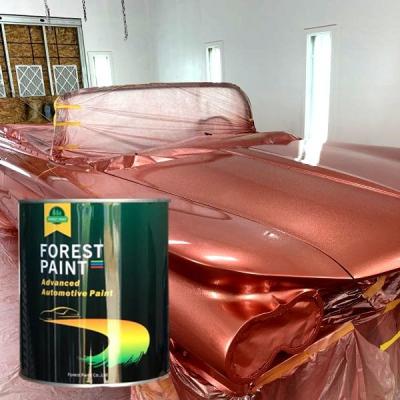 China 1K Crystal Pearl Metallic Car Spray Paint Automotive Base Coat Paint 45mins Drying Time for sale