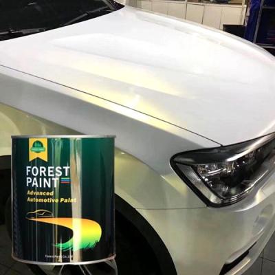 China Forest Paint Gloss Pearl White Car Paint for truck Auto Refinish for sale