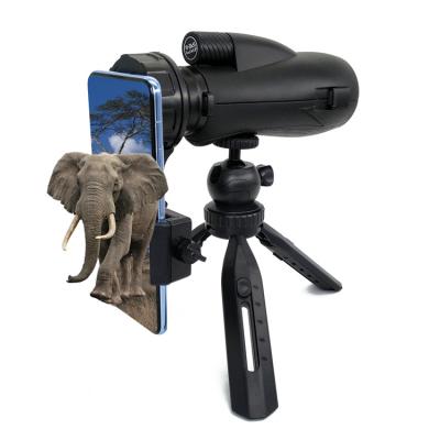 China FMC Lens BAK7 Prism High Power 10-30X55 Zoom Monoculars With Smartphone Holder for sale