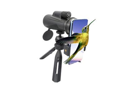 China 12x56 High Powered HD Waterproof Mobile Phone Telescope Monocular For Hunting for sale