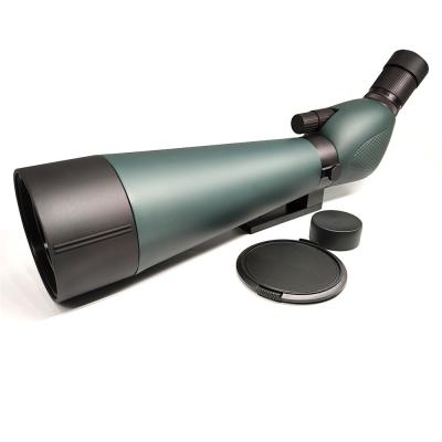 China 25-75x80 Angled Spotting Scopes Waterproof Telescope with Remote Control Tripod for sale