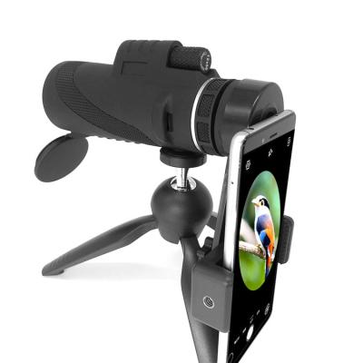 중국 사슴 사냥을 위한 날카로운 명백한 고정초점 HD 휴대폰 망원경 12x50 모노큘러 판매용