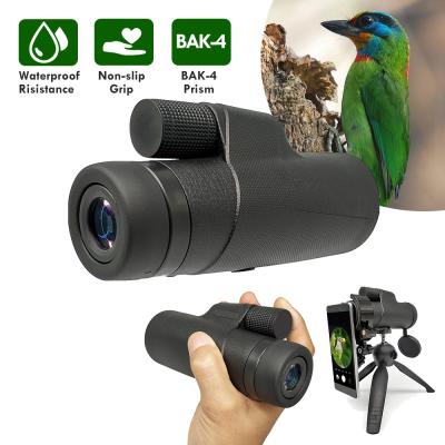 China 12X50MM High Power Prism Night Vision Monoculars With Smartphone Holder for sale
