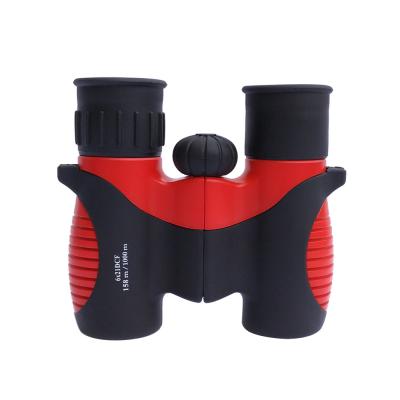 China 10x22 Red Compact Binoculars For Kids High Resolution Optics For 10 Year Old Boy for sale