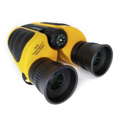 China 8X32mm Large Eyepiece High Power Easy Focus ED Binoculars For Fishing for sale