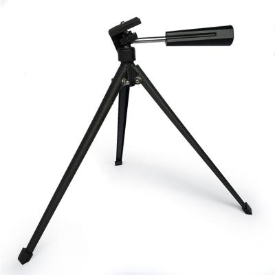 China Compact Black Metal Spotting Scope Tripod Zoom Bird Monocular Telescope Tripod for sale
