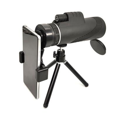 China High Definition Telephoto Zoom Monocular Telescope 40X60 12x50 for Traveling for sale