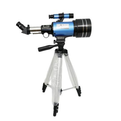 China 30070 Blue Astronomical Refractor Telescope With Tripod Finder Scope for sale