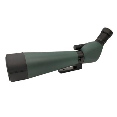 China Bird Watching Green Waterproof Spotting Scope 20-60x80 With Zoom Lens for sale