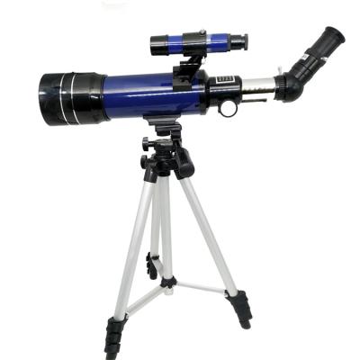 China Blue 70mm Lens Astronomical Refractor Telescope 360mm Focal Length for sale