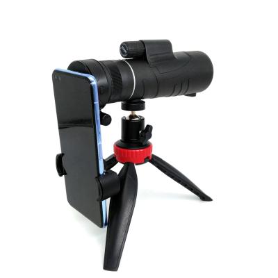 China HD Zoom Compact Monocular Telescope 10-30X42 With Smartphone Adapter Tripod for sale