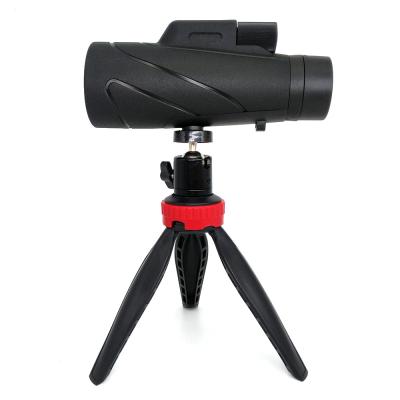 China Bird Watching High Power Monocular 12x50 With Smartphone Holder Tripod for sale