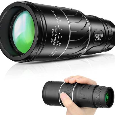 China Prism HD Mobile Phone Monocular Scope Compact 16x52 For Bird Watching for sale