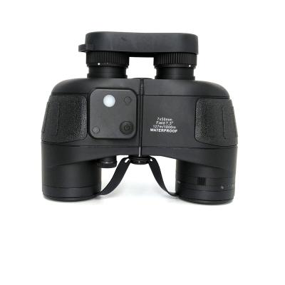 China Cazando 7x50 10x50 Marine Binocular With Rangefinder Compass óptica en venta