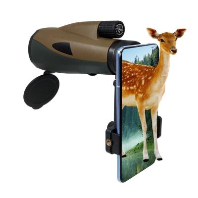 China High Power BAK4 FMC 12x60mm Mobile Phone Monocular Telescope With Carrying Box for sale