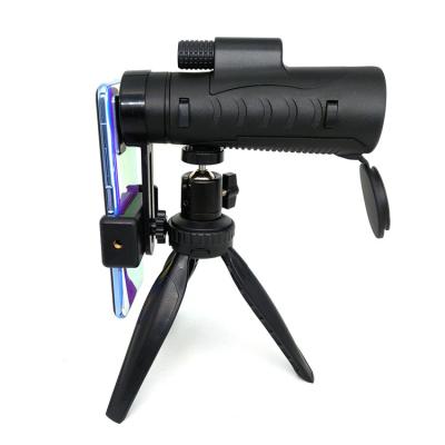 China Brede Hoek 10x42 HD Mini Mobile Phone Monocular Telescope voor Mobiele Camera Te koop