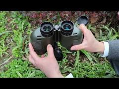 Hunting 7x50 10x50 Optical Marine Binocular With Rangefinder Compass