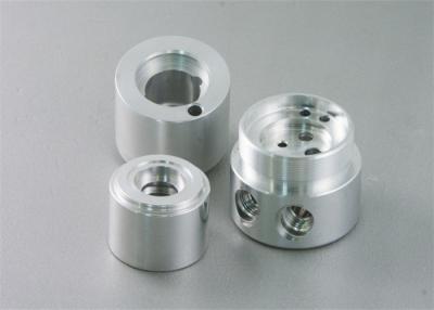 China Anodized Aluminium CNC Turned Parts Silver CNC Machining Turning Parts Suppliers for sale