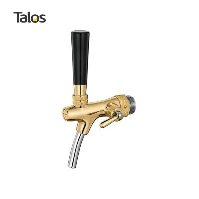 China TALOS American Standard Beer Taps 304SS Body PVD For Beer Dispenser Tower for sale