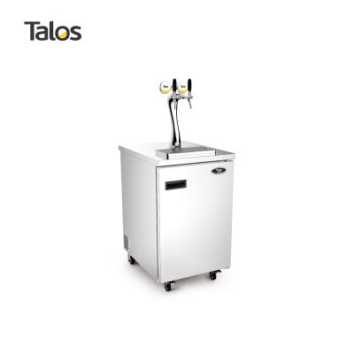 China Stainless Steel Beer Kegerator Fridge Air Cooled Pub Equipment for sale
