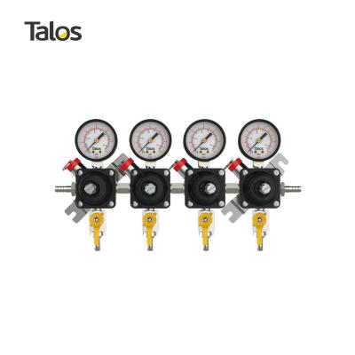 China Talos 4 Product 2 Barbs Secondary Co2 Keg Beer Regulators 4.8Bar for sale