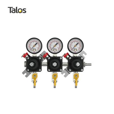 China TALOS Secondary Co2 Dioxide Beer Regulator Reducing Valve for sale