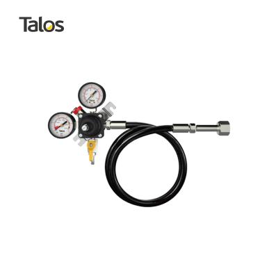 China 2 Way And Single Gauge Premium CO2 Beer Regulator with High Pressure Hose for sale