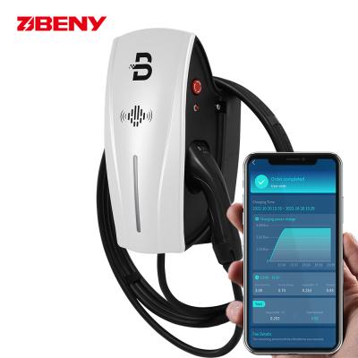 China BENY AC max power ev charger module home ev charger Type 2 level 2 public ev charger with payment system for sale