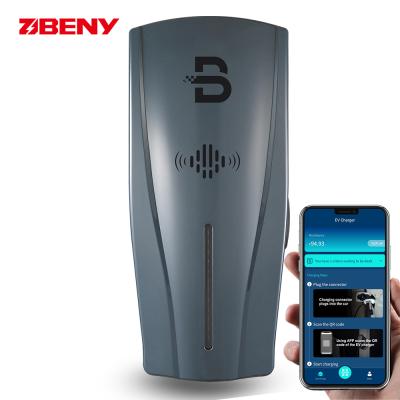 China BENY new 3.5kw portable ev charger 7KW ev charger type 2 Smart metal box for ev charger for sale