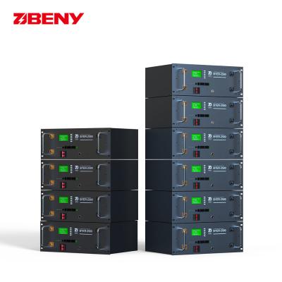 China 48V 50AH Energy Storage Battery LiFePO4 Battery Pack In Parallel Rack Type Household for sale