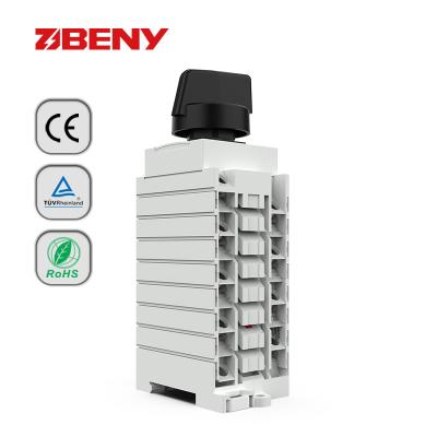 China Din Rail DC Disconnector Switch 2P 4P 6P 32A 40A 1000V 1500V Rotary Solar Switch for sale