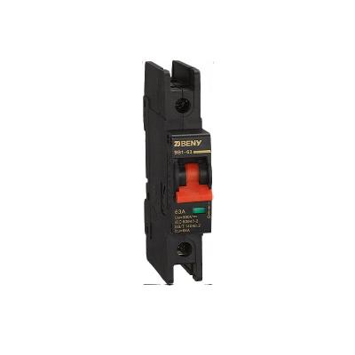 China Miniature DC Circuit Breaker BB1-63 1P 300V 2A Up To 63A For Solar PV for sale
