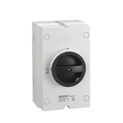 China 230V Electric Isolation Switch AC Disconnect Switches IP65 3 Pole 4 Pole for sale