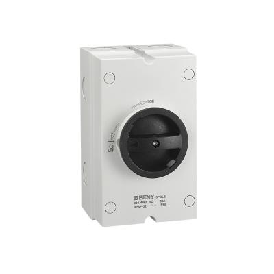 China 230V 440V AC Isolator Switch 3P Enclosed IP65 Protection Degree for sale