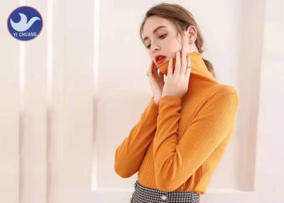 China Turtleneck Ladies Wool Sweater Pointelle Design Fashion Winter Jumper for sale