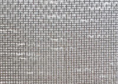 China Free Oil 68% Glass Laminated Wire Mesh Fine Metal Fabrics Stainless Steel for sale