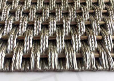China Decorative Metal 5m X 2.5m Stainless Steel Architectural Mesh For Wall Coverings for sale