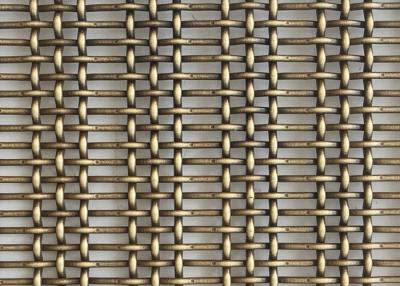 China 3.6mm Crimp Screen Wire Architectural Metal Mesh 1.5m Width for sale