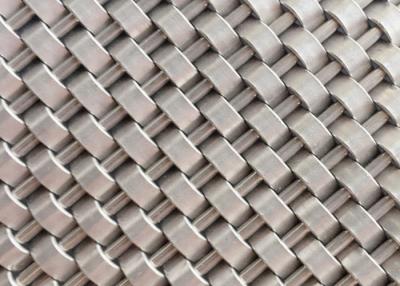 中国 316SS装飾的なエレベーターによって編まれる鋼鉄網パネル6mの最大長 販売のため