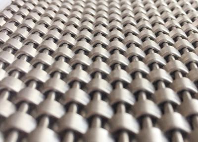 中国 316SS装飾的なエレベーターによって編まれる鋼鉄網パネル6mの最大長 販売のため